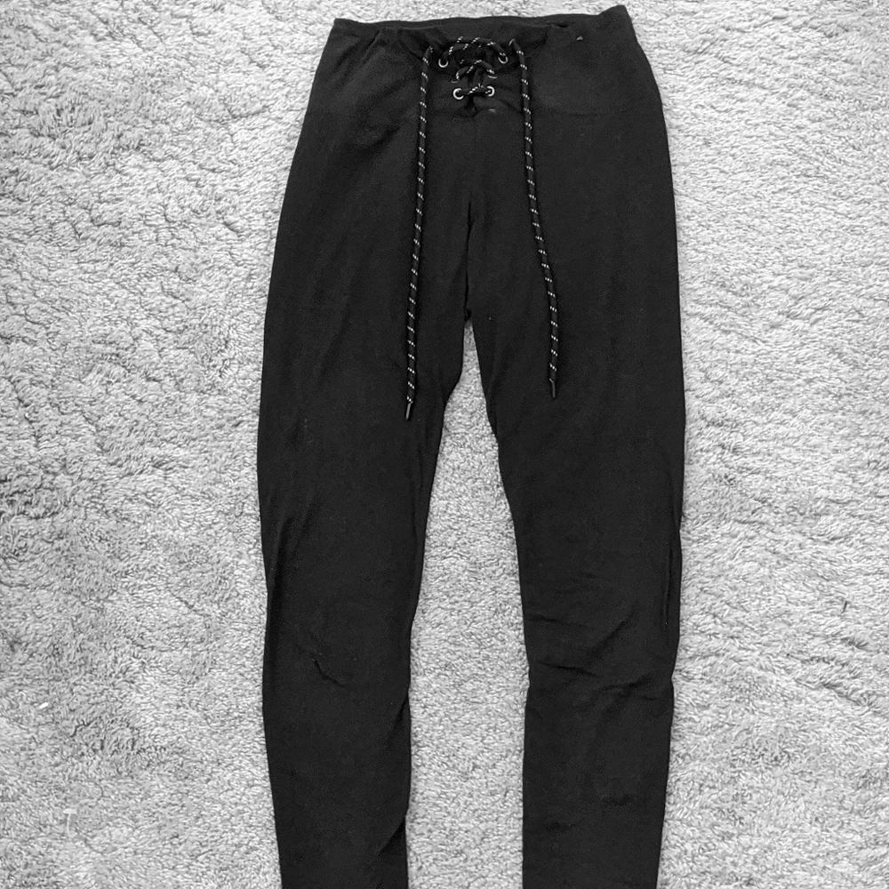 Black Adjustable Leggings